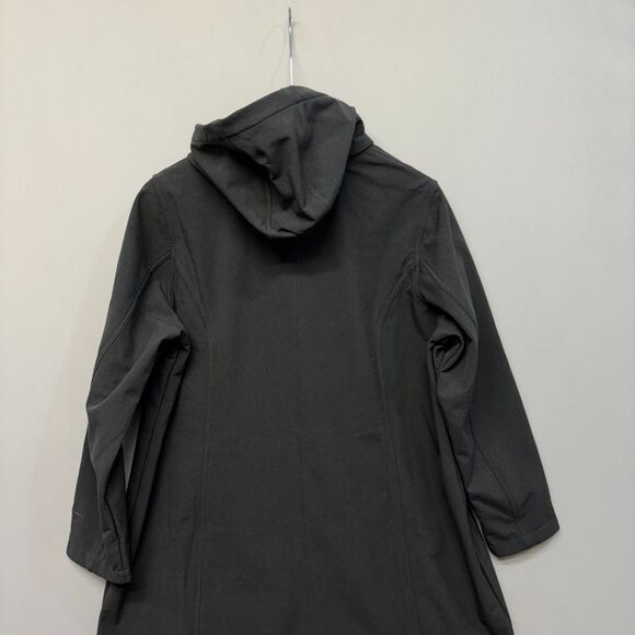 NWT Eddie Bauer Women 2X Windfoil Elite Soft Shell Trench Coat Jacket C065 -30 - Picture 15 of 16